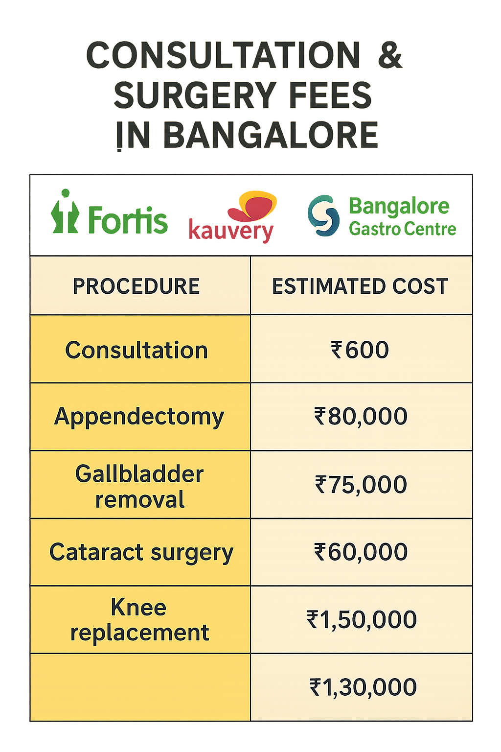 Surgical Gastroenterologist Fees in Bangalore: Understanding the Costs Behind Your Digestive Surgery
